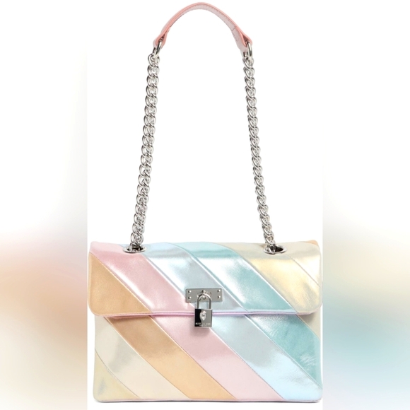 London Brixton Leather Lock Bag